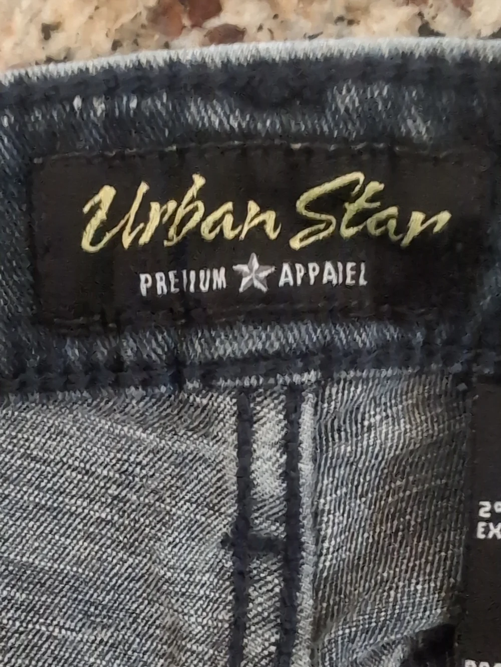 NWOT Sz 40/32 Urban Star Straight-Leg Men's Jeans in Dark Blue Wash